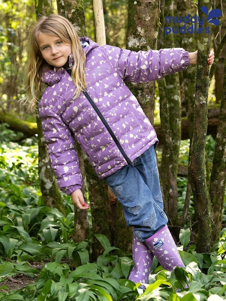 Violet - Veste imperméable Muddy Puddles