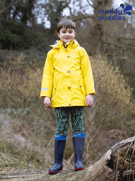 Dzeltens - Muddy Puddles ūdensnecaurlaidīga, izolēta Puddleflex jaka
