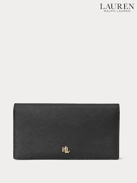 Lauren Ralph Lauren Crosshatch Leather Slim Wallet Purse (104549) | €170