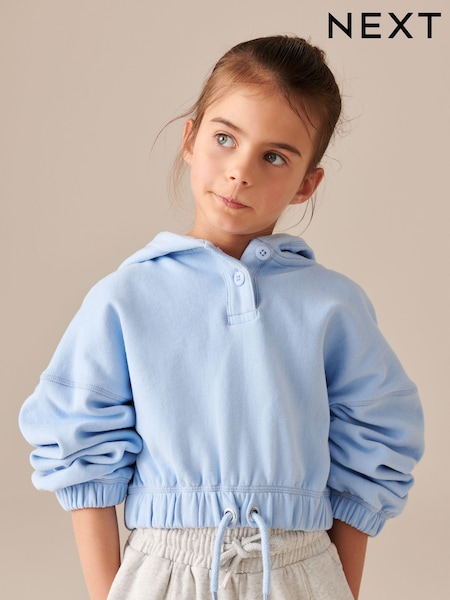 Blue Cropped Hoodie (3-16yrs) (104987) | AED39 - AED54