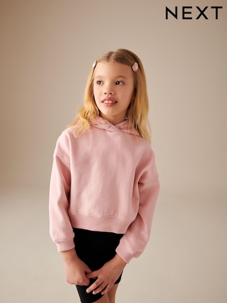 Pink Cropped Hoodie (3-16yrs) (104989) | AED46 - AED63