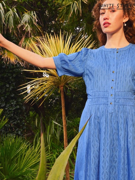 White Stuff Blue Celeste Cotton Dress (105288) | €41.50