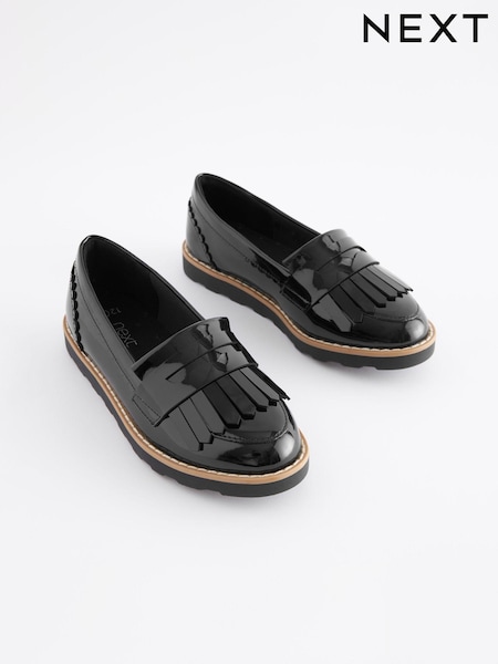 Svart lakk - School Tassel Loafers (105557) | kr368 - kr484