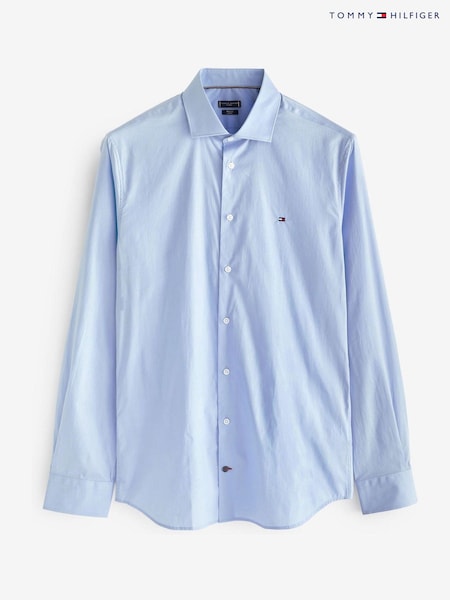 Tommy Hilfiger Blue Slim Fit Core Flex Poplin Shirt (105614) | 475 zł