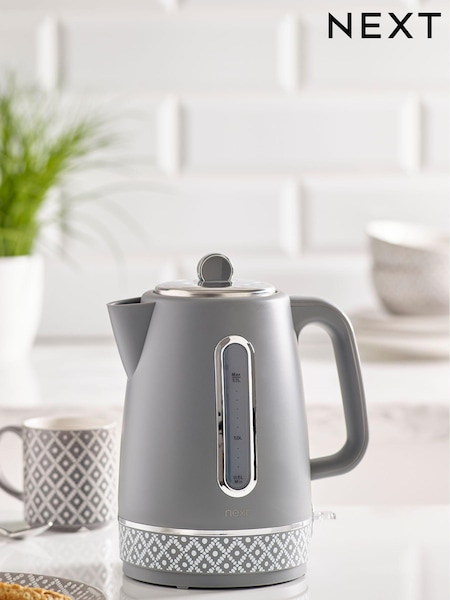 Grey Geometric Kettle (106418) | €46