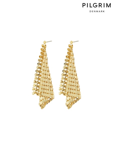 PILGRIM Gold Tone Alani Recycled Earrings (106763) | €8