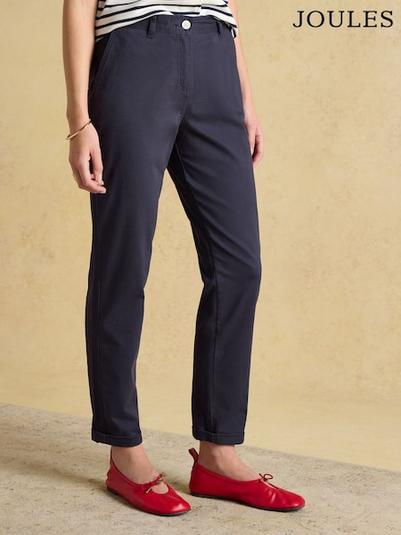 Joules Navy Blue Slim Fit Chino Trousers (106781) | R$ 545
