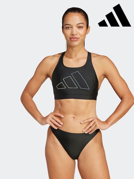 adidas Black Big Bar Logo Bikini (107982) | €25