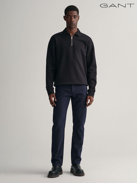 Blau - GANT Regular Fit Jeans aus weichem Twill (108899) | 95 €