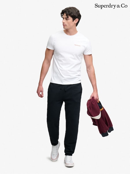 Blue - Regular Superdry Essential Company Logo Joggers