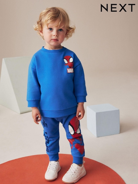 Cobalt Blue Spiderman Sweatshirt and Joggers Set (9mths-8yrs) (110915) | €14.50 - €17.50