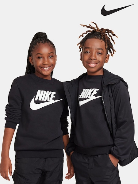 Negro - Nike Club Fleece Logo Sweatshirt (111153) | 47 €