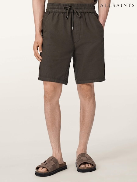 Brown - Regular Allsaints Hanbury Shorts