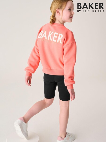 Baker by Ted Baker Apricot Sweater And Cycling Shorts Set (112485) | 114 LEI - 132 LEI