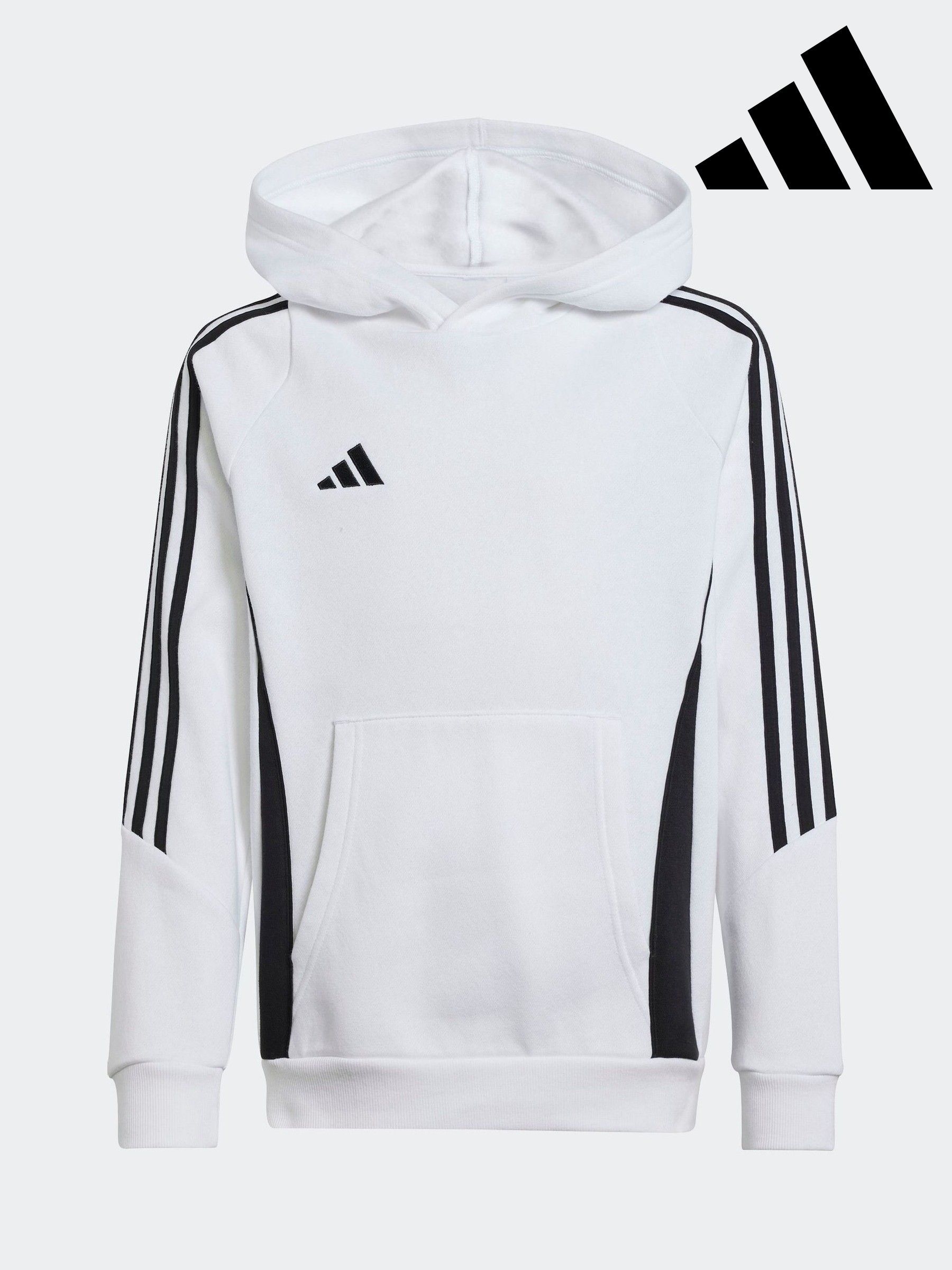 Boys' Hoodies Adidas White Cuffed Sportswear | Next Oman