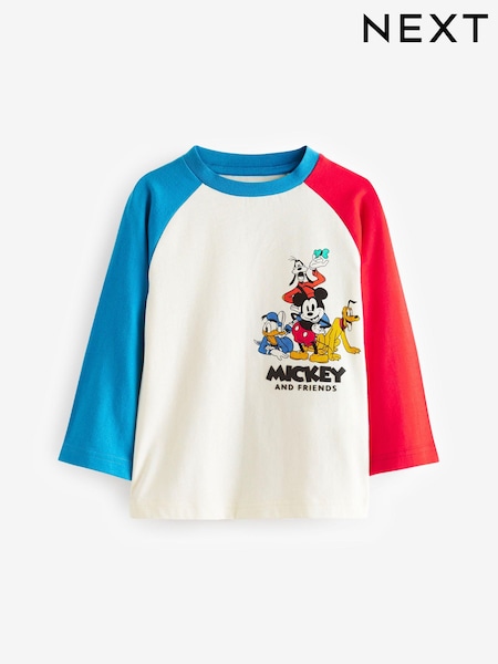 Red/Blue Mickey Mouse Long Sleeve T-Shirt (3mths-8yrs) (113323) | €10 - €12