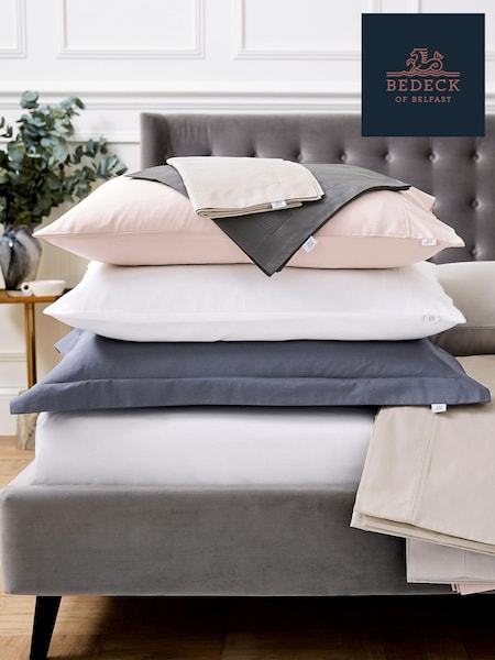 Bedeck of Belfast Silver 300 Thread Countcotton Oxford Pillowcase (113498) | €22