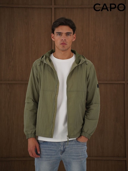 Green - Regular Capo Ripstop Lightweight Jacket