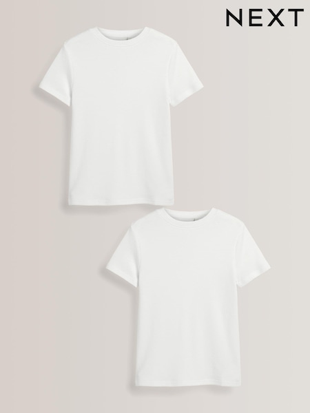 Weiß - 2 Pack Short Sleeved Thermal Tops (2-16yrs) (114593) | 12 € - 18 €