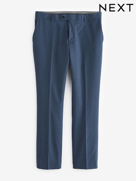 Light Blue Light Blue Slim Fit Signature Tollegno Wool Plain Suit Trousers (114698) | €21
