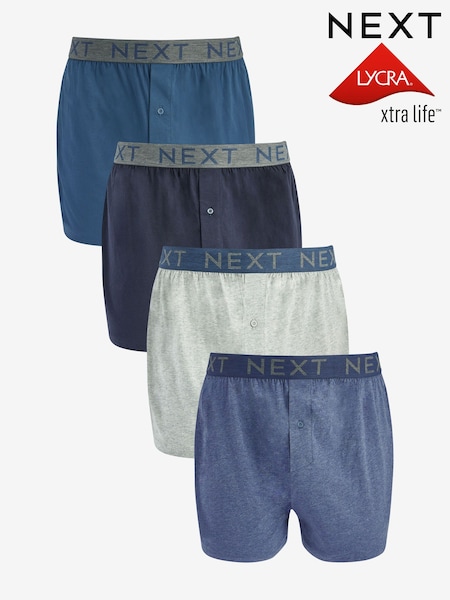 Blue 4 pack Boxers (114709) | $47