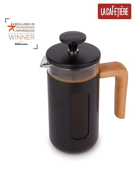 La Cafetiere Black Pisa 3 Cup Glass Cafetiere (114937) | ₪141
