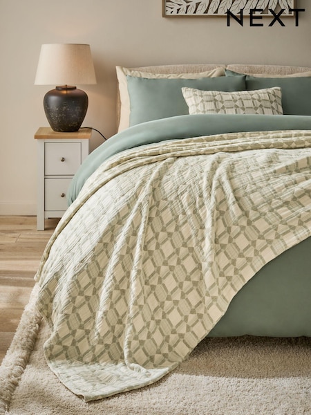 Blue Riri 100% Cotton Bedspread (115021) | €28 - €50
