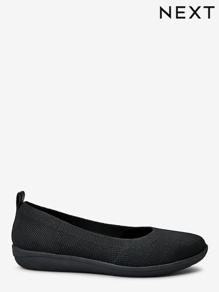 Črna Flyknit - Forever Comfort® with Motionflex EVA Ballerina Shoes (115802) | € 22