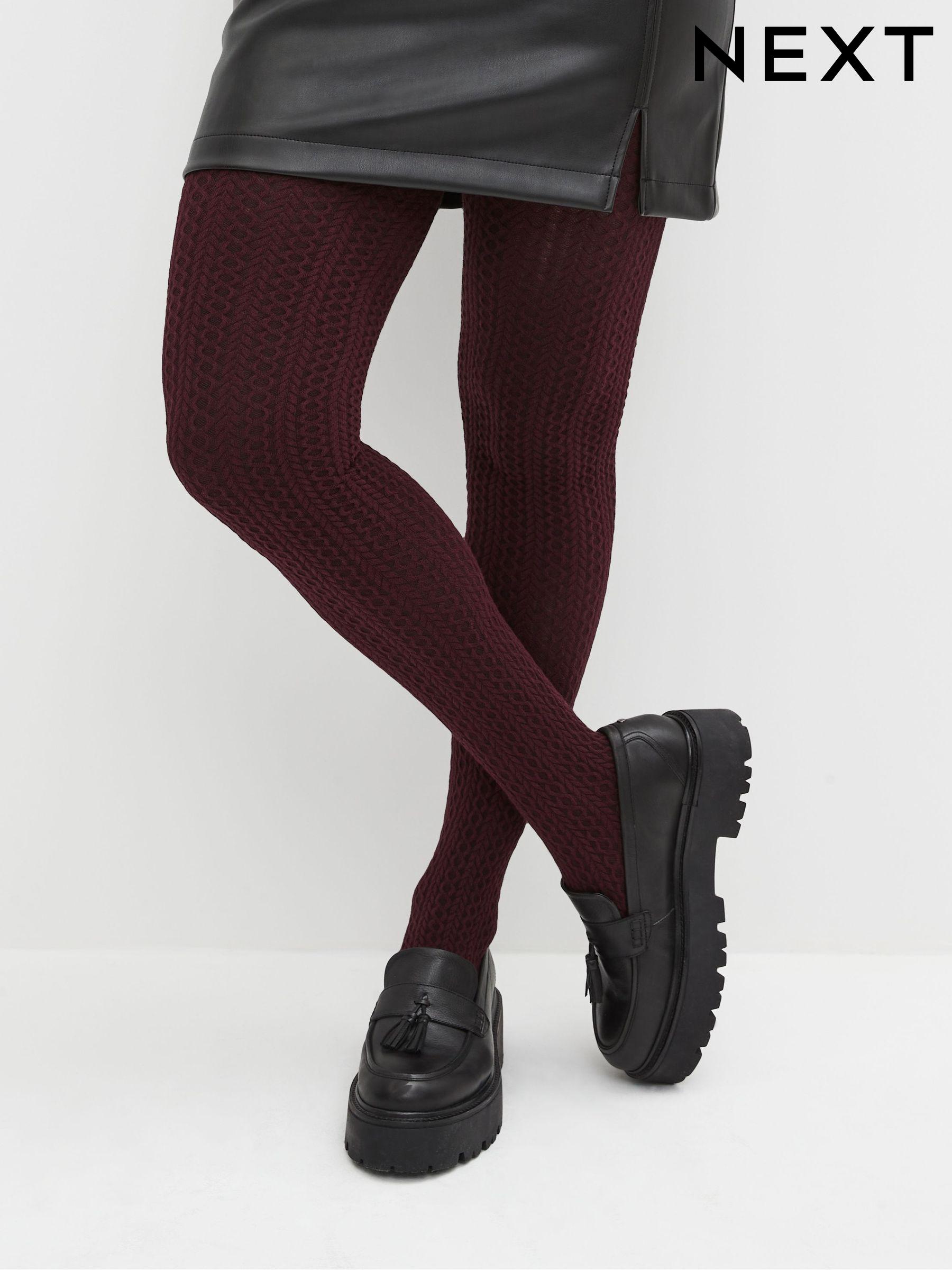 Womens red tights uk on sale