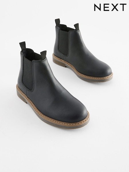 Schwarz - Leather Chelsea Boots (117129) | 32 € - 39 €