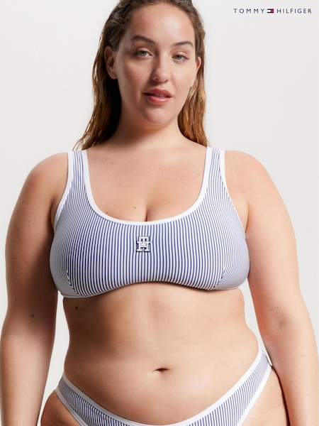Tommy Hilfiger Blue Bralette Bikini Top (117227) | €27