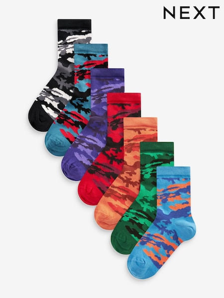 Leuchtendes Camouflagemuster - Rich Socks 7 Pack (118719) | 13 € - 16 €