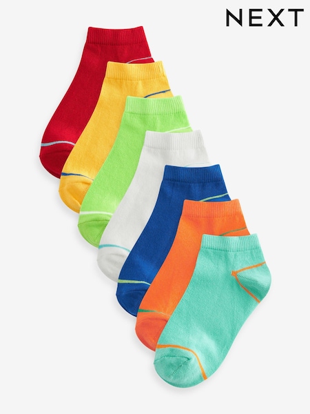 Rainbow Brights Rich Trainers Socks 7 Pack (120380) | €8.50 - €11.50