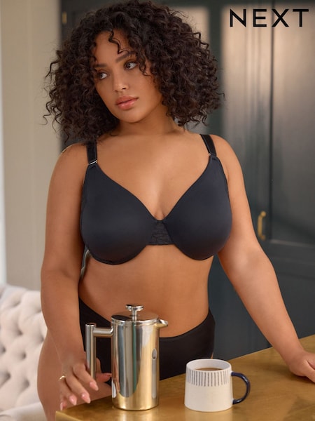 Black F-K Ultimate Comfort & Support Non Padded Underwired Bra (122424) | €40.50