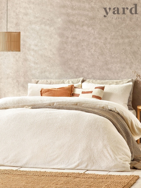 Yard Ecru Boucle Textured Duvet Cover Set (122483) | €24 - €42