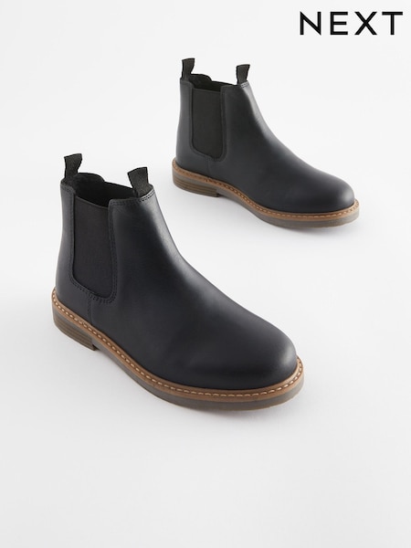 Schwarz - Leather Chelsea Boots (122582) | 32 € - 39 €