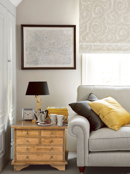Laura Ashley Honey Gold Garrat 6 Drawer Side Table (123714) | €625