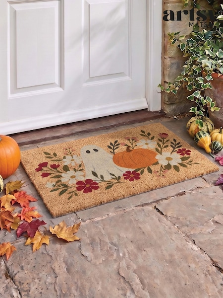 Artsy Mats Ghost Floral Doormat