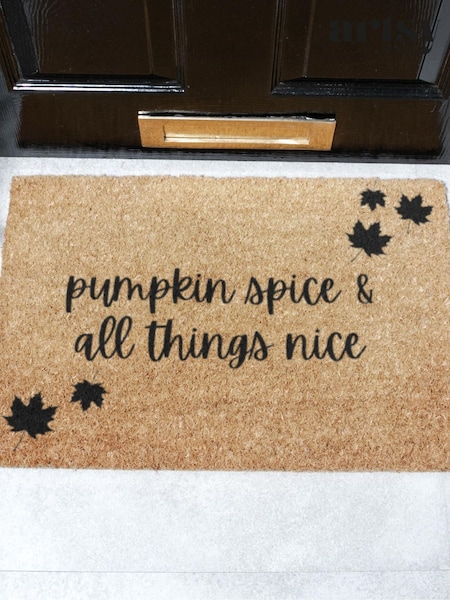Artsy Mats Pumpkin Spice And All Things Nice Doormat