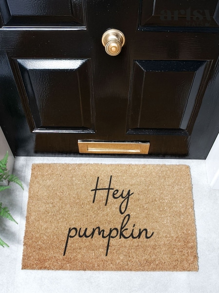 Artsy Mats Hey Pumpkin Doormat