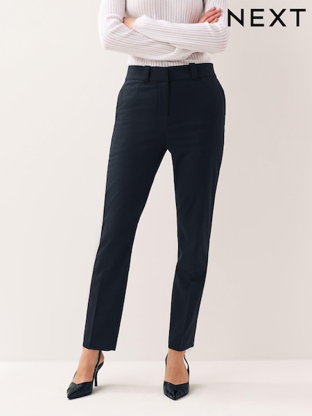 Navy Blue Heavy Duty Tailored Slim Trousers (124745) | €12
