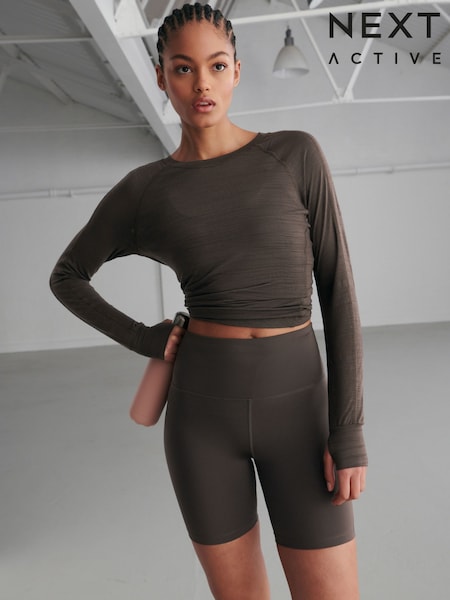 חום שוקולד - Active Sports Cycling Shorts (124793) | ‏50‏₪