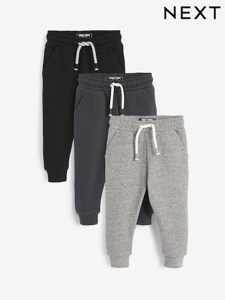 Monochrom - Soft Touch Joggers 3 Pack (3mths-7yrs) (124823) | 12 € - 14 €