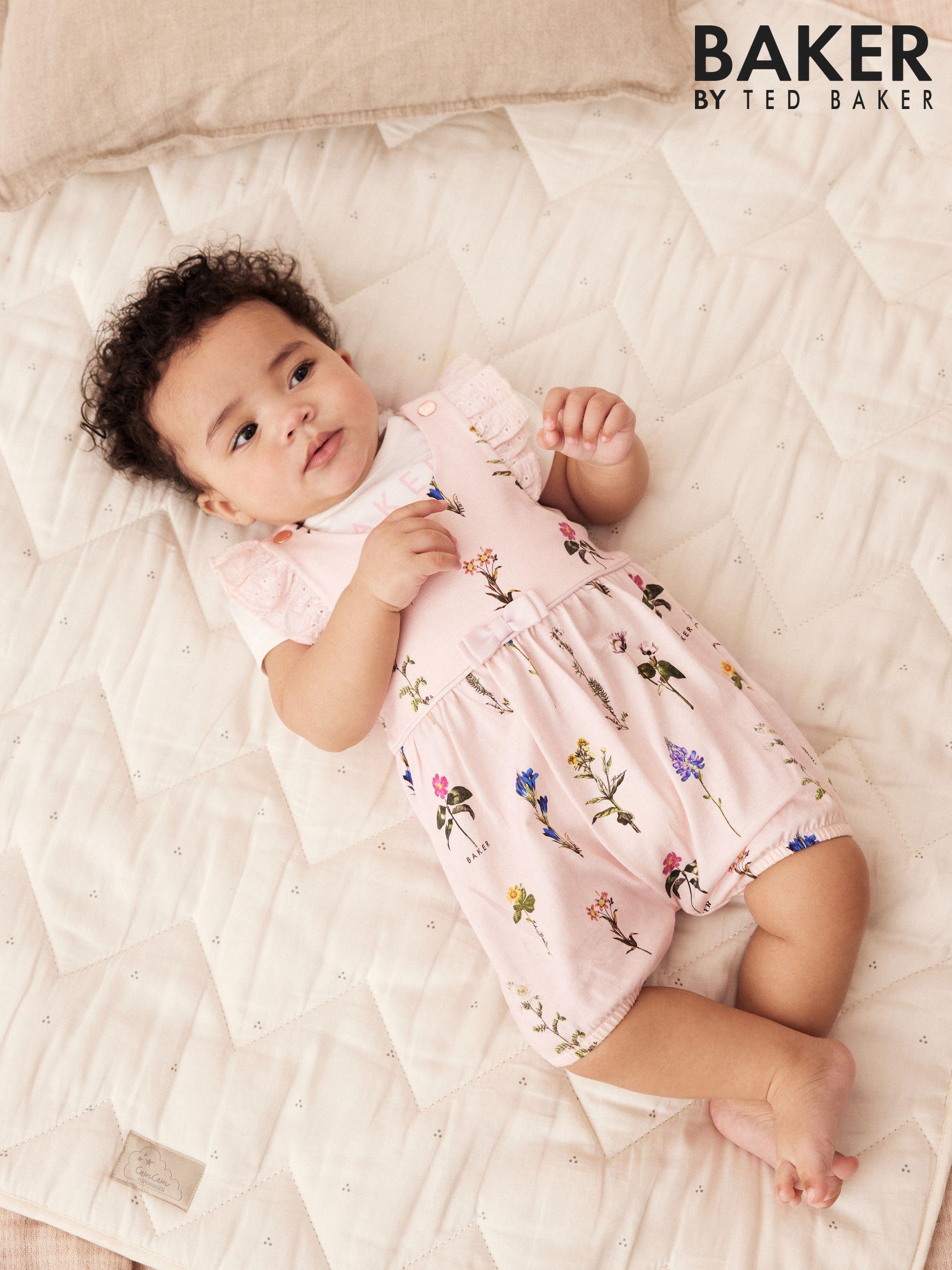 Girls Romper Suits Baker By Ted Baker Pink Sale Next Luxembourg