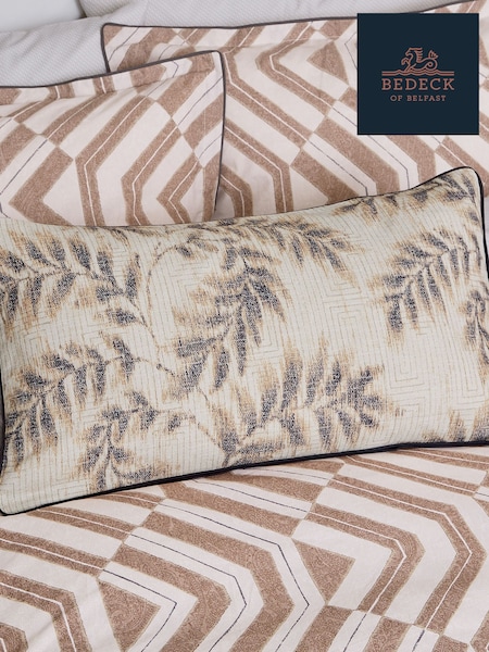 Bedeck Of Belfast Osanna Avita Leaf Print Cotton Cushion