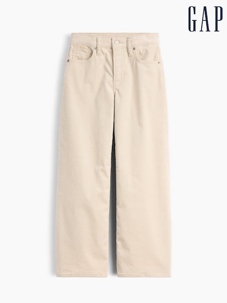 Cream Corduroy - Gap Low Rise Corduroy Stride Wide-leg Jeans (5-13yrs)