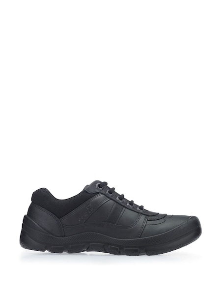 Start-Rite Rhino Sherman Black Leather Lace Up School Shoes (126147) | 390 zł