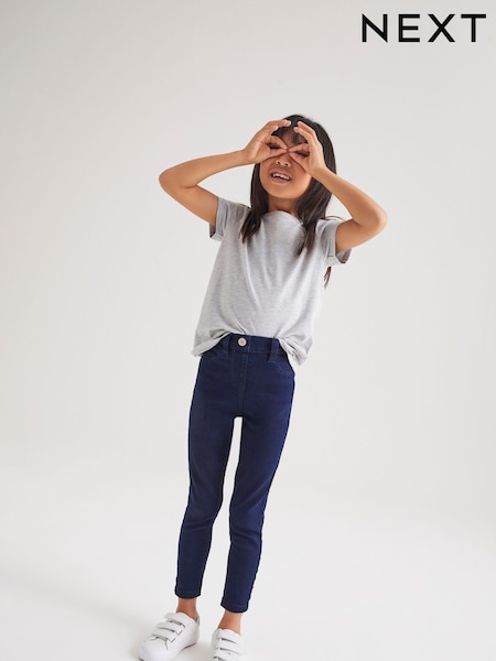 Denim Inky Blue Regular Length Jeggings (3-16yrs) (126203) | €5.50 - €7.50