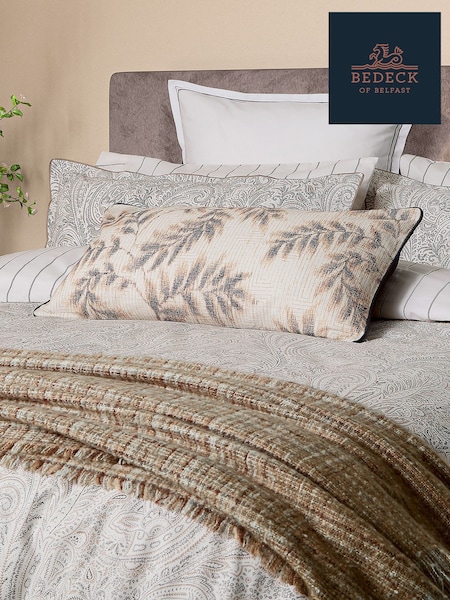 Bedeck Of Belfast Osanna Avita 180tc 100% Cotton Square Pillowcase Pair