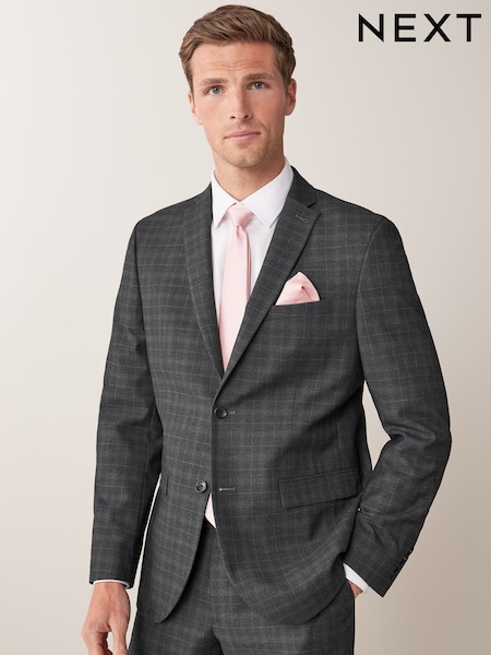 Серый - Приталенный крой - Check Suit (126881) | €28